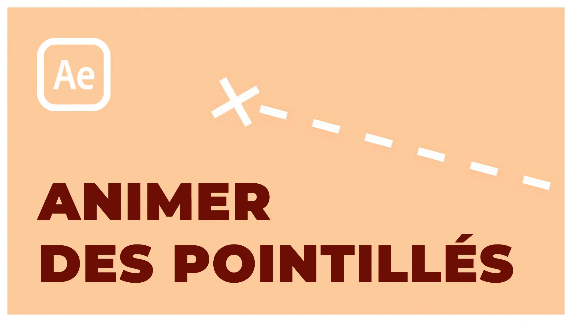 Tutoriel After Effects : animer des pointillés
