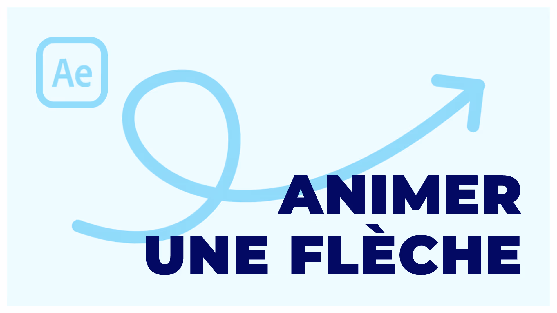 Tutoriel After Effects : animer une flèche