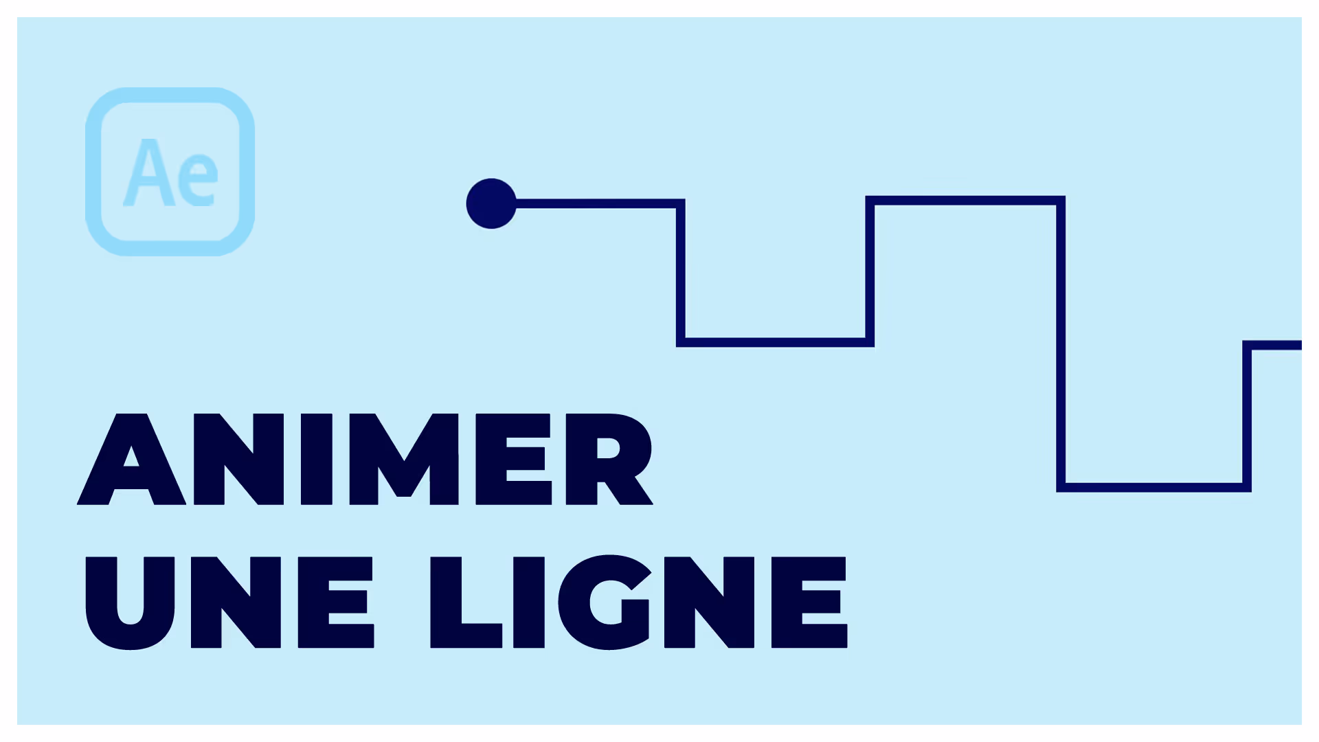 Tutoriel After Effects : animer une ligne
