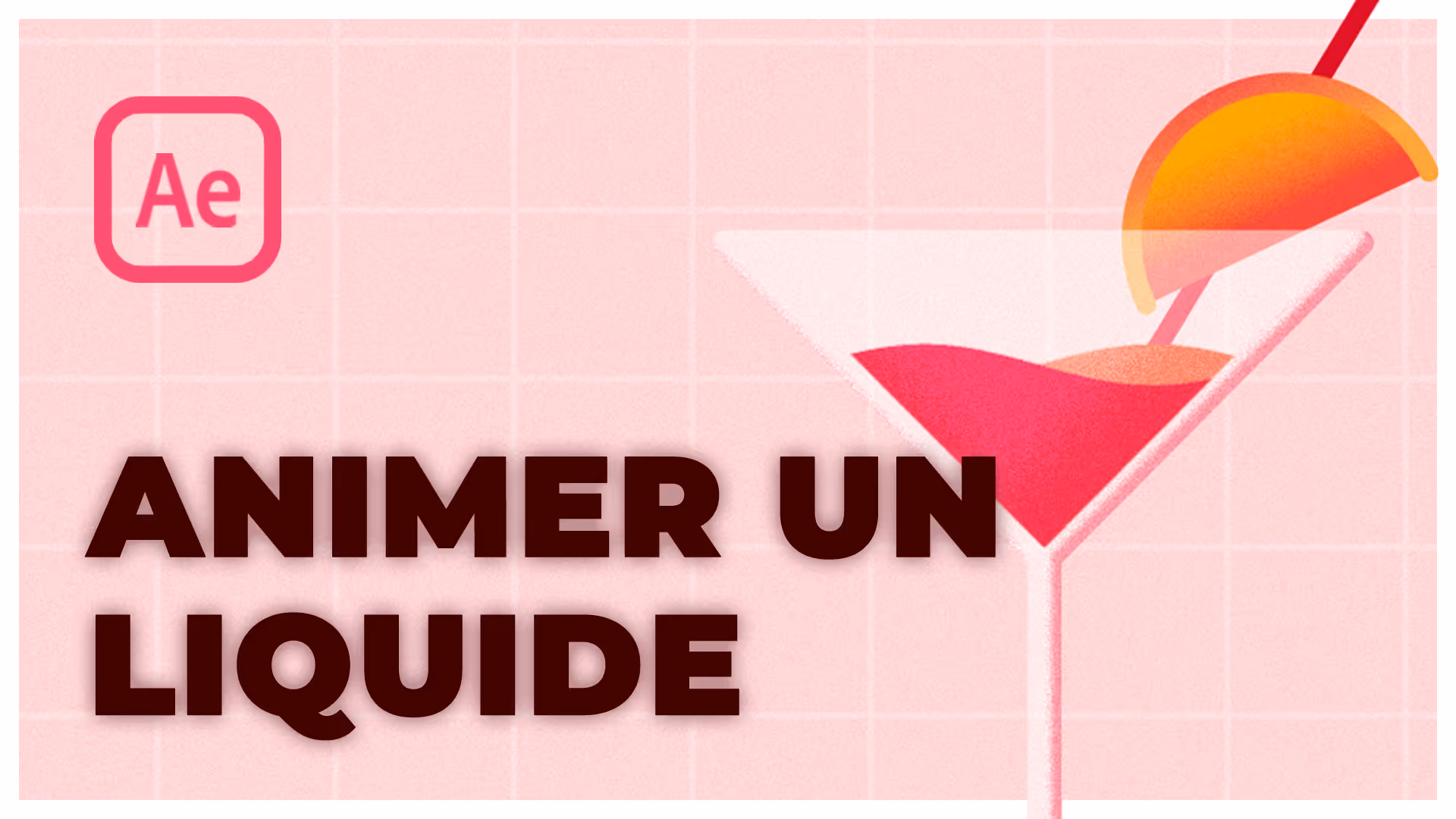 Tutoriel After Effects : animer un liquide