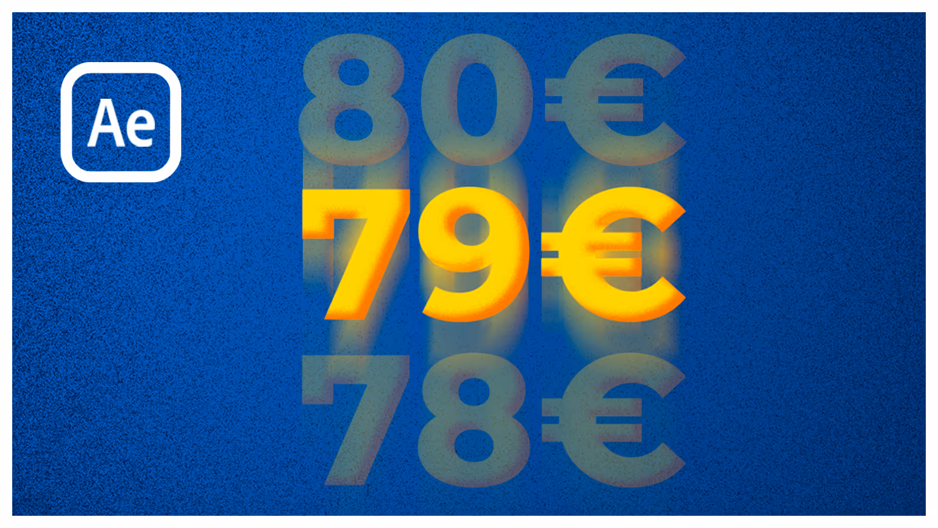 Tutoriel After Effects : animer un compteur